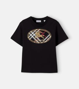 Burberry Kids Burberry Kids EKD cotton jersey T-shirt