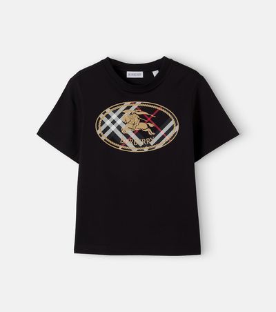 Burberry Kids Burberry Kids EKD cotton jersey T-shirt