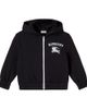 Burberry Kids Burberry Kids EKD cotton jersey zip-up hoodie - 1