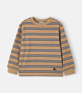 Burberry Kids Burberry Kids EKD striped cotton jersey T-shirt