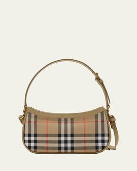 Burberry Kid's Eugenie Check Shoulder Bag