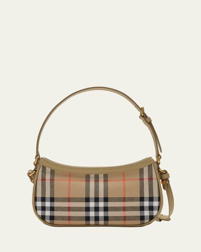 Burberry Kid's Eugenie Check Shoulder Bag