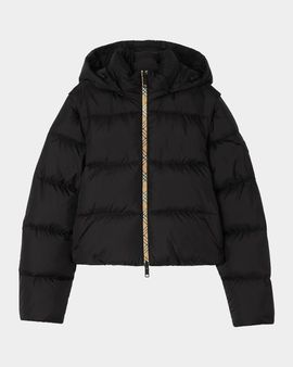 Burberry Langdale Hooded Convertible Puffer Jacket