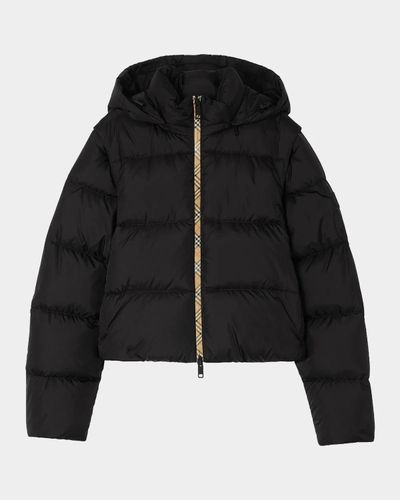 Burberry Langdale Hooded Convertible Puffer Jacket