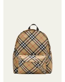 Burberry Men's Essential Check Backpack