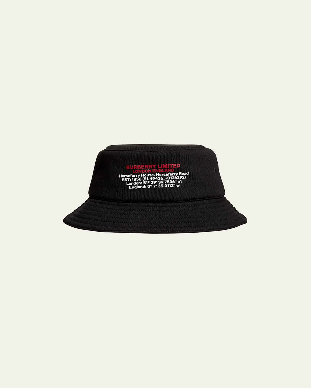 Burberry Men's Horseferry Logo Jersey Bucket Hat