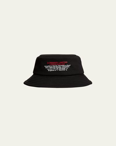 Burberry Men's Horseferry Logo Jersey Bucket Hat