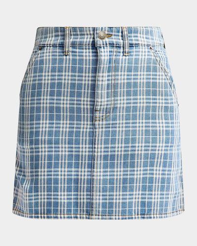 Burberry Norcross Denim Mini Skirt