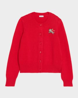 Burberry Sienna EKD Cashmere Crewneck Cardigan