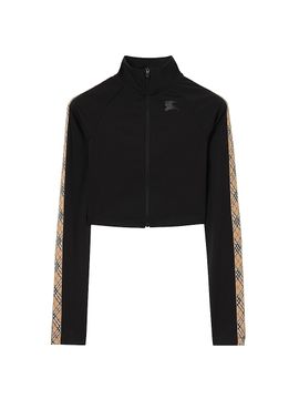 Burberry Women's Astrid Stretch-Nylon Crop Track Jacket