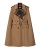 Burberry Women's Bellemont Double-Breasted Cape - 6