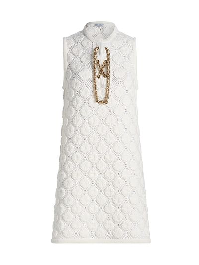Burberry Women's Brittany Crochet Cotton-Blend Mini Dress