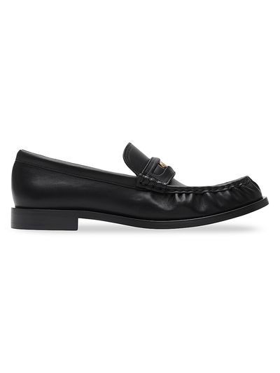 Burberry Women's Cadet EKD Leather Penny Loafers