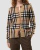 Burberry Women's Check Cashmere Cardigan - 2