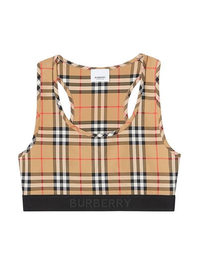 Burberry Women's Check Sports Bra