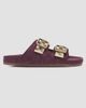 Burberry Women's Check Suede Urchin Sandals - 1