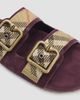 Burberry Women's Check Suede Urchin Sandals - 3
