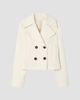 Burberry Women's Cotton Double-Breasted Crop Jacket - 1