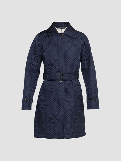 Burberry Women's Darliston Quilted Check Trench Coat