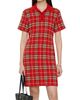 Burberry Women's Dina Check Wool-Blend Shift Minidress - 2
