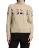 Burberry Women's Edie EKD Aran Knit Turtleneck Sweater - 3