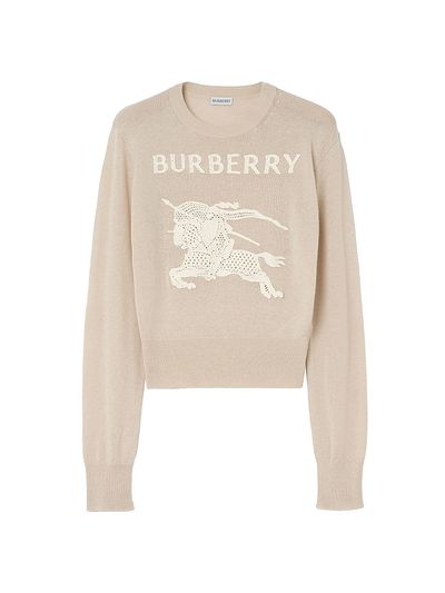 Burberry Women's EKD Cotton-Wool Sweater