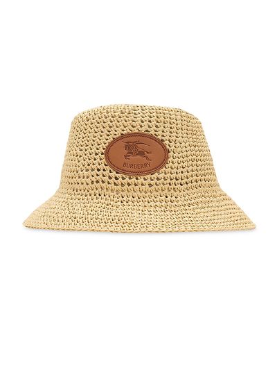 Burberry Women's EKD Crochet Bucket Hat
