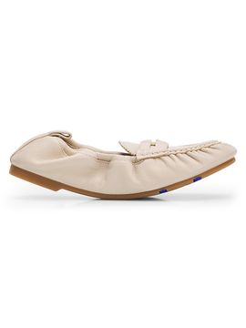 Burberry Women's Fawn Leather Loafer Flats