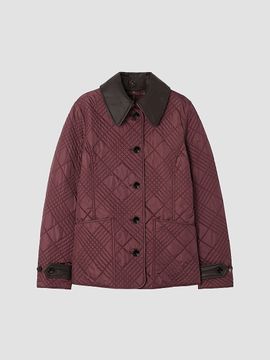 Burberry Women's Fernleigh Check Quilted Jacket