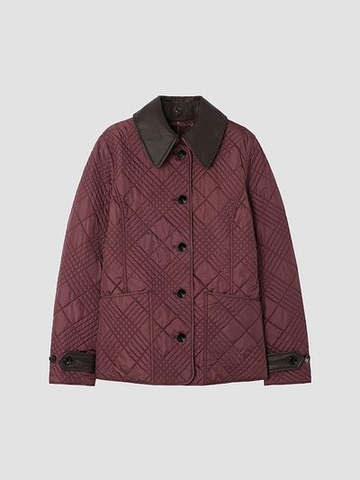 Burberry Women's Fernleigh Check Quilted Jacket
