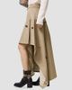 Burberry Women's Heather Gabardine Asymmetric Trench Maxi Skirt - 3