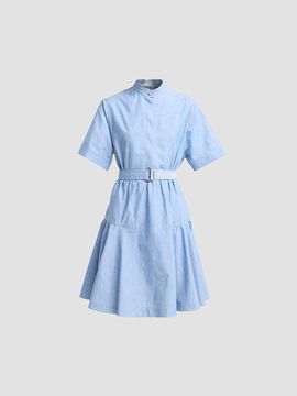 Burberry Women's Jean Denim Belted Dress
