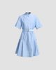 Burberry Women's Jean Denim Belted Dress - 6