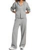 Burberry Women's Jodie Check Wide-Leg Sweatpants - 2