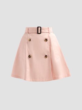 Burberry Women's Josselyn Cotton Gabardine Trench Miniskirt