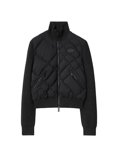Burberry Women's Kelsley Quilted Logo Jacket