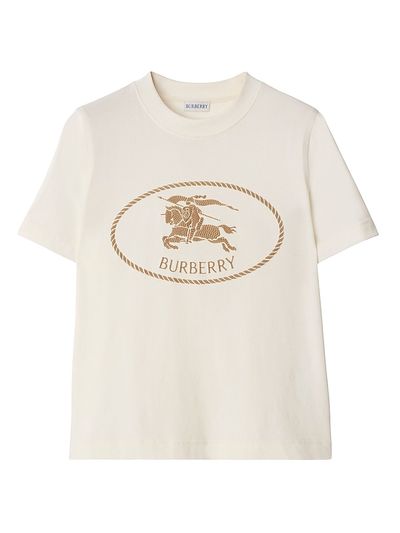 Burberry Women's Knight Stamp Cotton T-Shirt