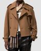Burberry Women's Mayfair Cashmere Crop Trench Jacket - 2