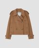 Burberry Women's Mayfair Cashmere Crop Trench Jacket - 5