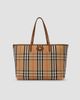 Burberry Women's Medium Bloomsbury Check Reversible Tote Bag - 1