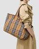 Burberry Women's Medium Bloomsbury Check Reversible Tote Bag - 2