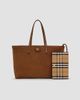 Burberry Women's Medium Bloomsbury Check Reversible Tote Bag - 7