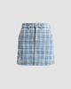 Burberry Women's Norcross Denim Mini Skirt - 1