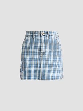 Burberry Women's Norcross Denim Mini Skirt