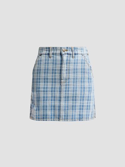 Burberry Women's Norcross Denim Mini Skirt