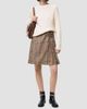 Burberry Women's Odessa Check Wool Mini Skirt - 2