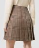 Burberry Women's Odessa Check Wool Mini Skirt - 3