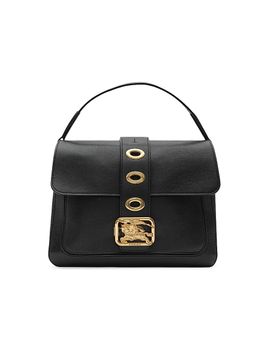 Burberry Women's Rider Small Leather Top Handle Bag