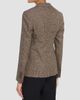 Burberry Women's Sabella Check Wool-Linen Tailored Jacket - 4