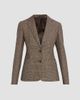 Burberry Women's Sabella Check Wool-Linen Tailored Jacket - 6